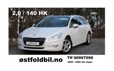 2,0 / 140 hk diesel: 2012 Peugeot 508 SW Allure