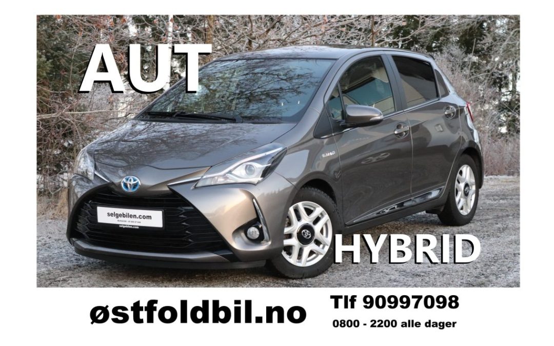 Automatgir:  2017 Toyota Yaris Hybrid.  Facelift: Ny front og hekk m.m.