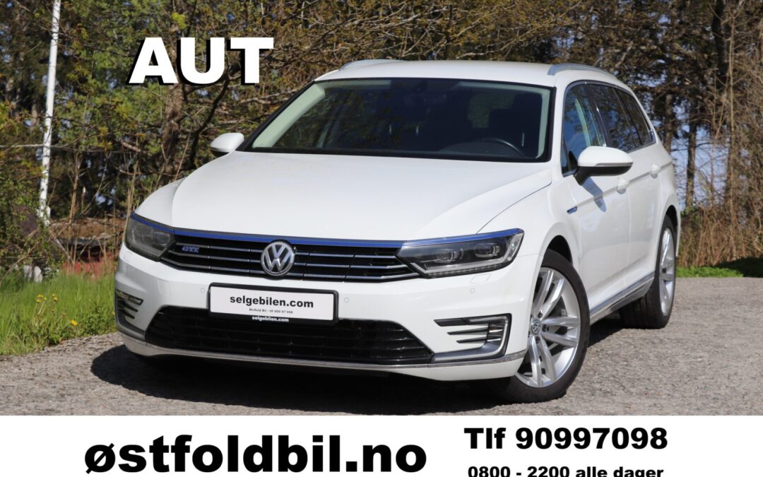 2016 VW Passat GTE, ladbar hybrid