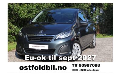 Meget pen og velholdt Peugeot 108